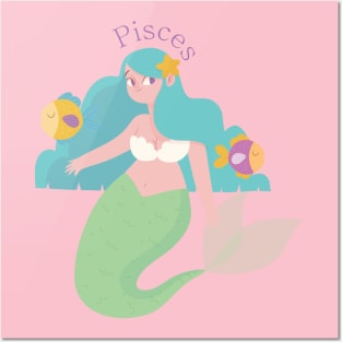 Pisces Posters and Art